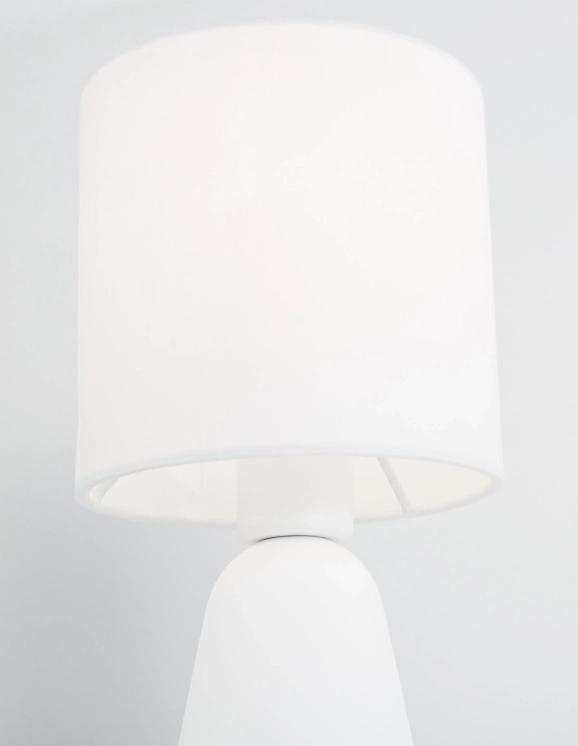 Stolové lampy - Novaluce Dizajnová stolová lampa Zero 12 biele