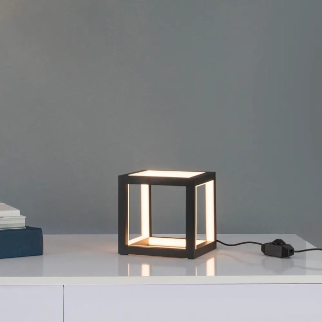 Stolové lampy - Novaluce LED stolová lampa Gabbia 16 čierne