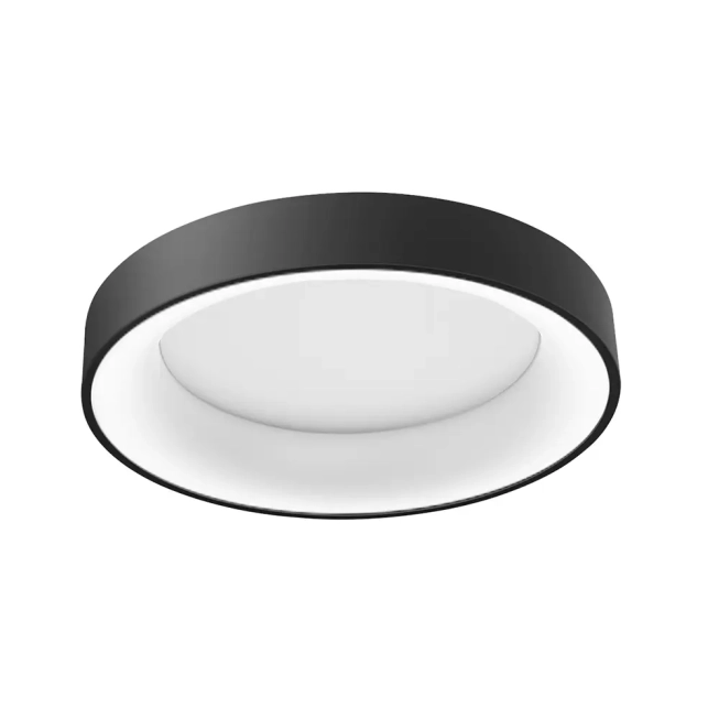 Stropné svietidlá - AZzardo LED stropné svietidlo Sovana 55 CCT čierne s diaľkovým ovládačom