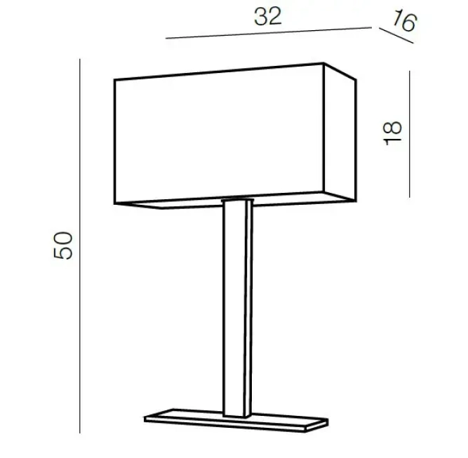 Stolové lampy - AZzardo Dizajnová stolová lampa Martens čierne