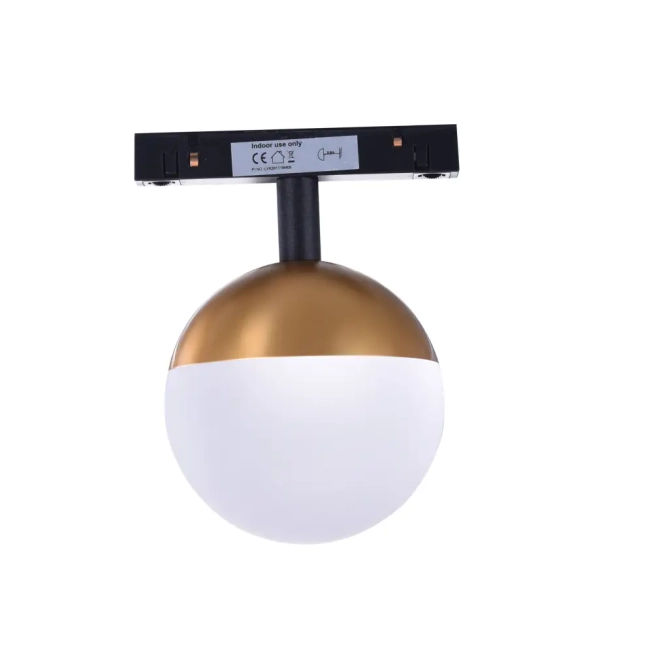 Lištové svietidlá - AZzardo LED svietidlo do lišty Alfa Elin Track Magnetic 7W 3000K zlaté