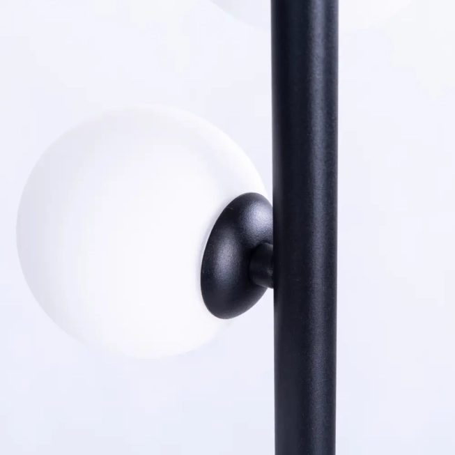 Stojace lampy - AZzardo Dizajnová lampa Sybilla 6 Floor čierne