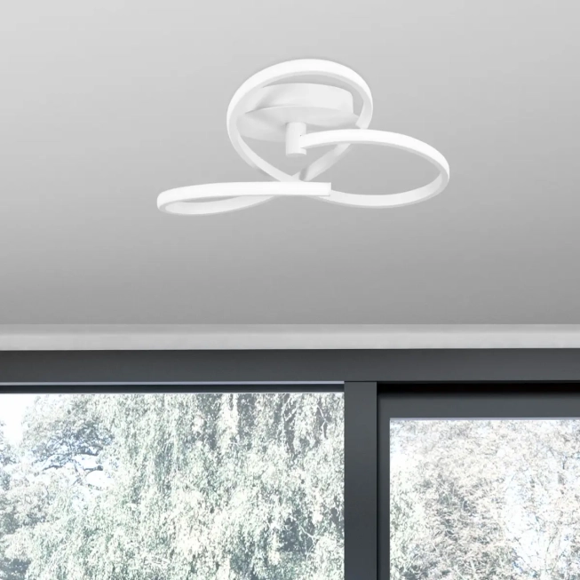 Stropné svietidlá - Novaluce LED stropné svietidlo Fusion 51 biele