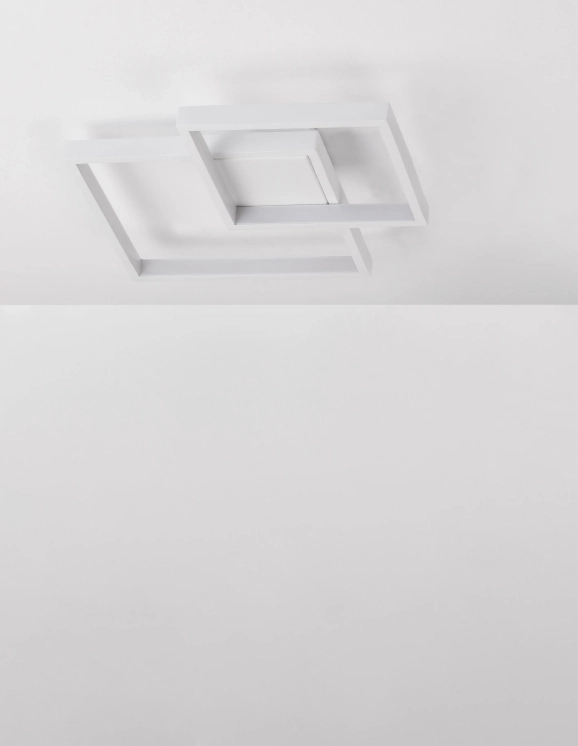 Stropné svietidlá - Novaluce LED stropné svietidlo Bilbao 46 biele