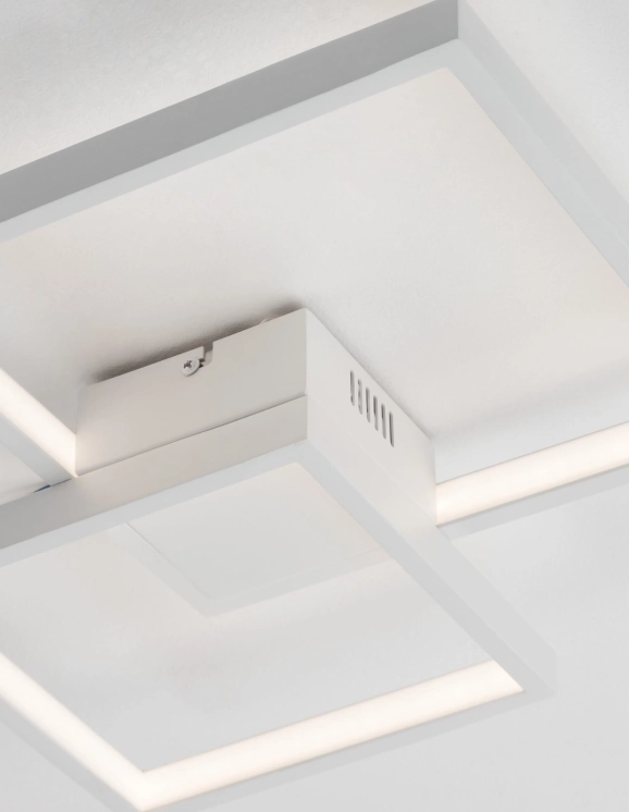 Stropné svietidlá - Novaluce LED stropné svietidlo Bilbao 46 biele