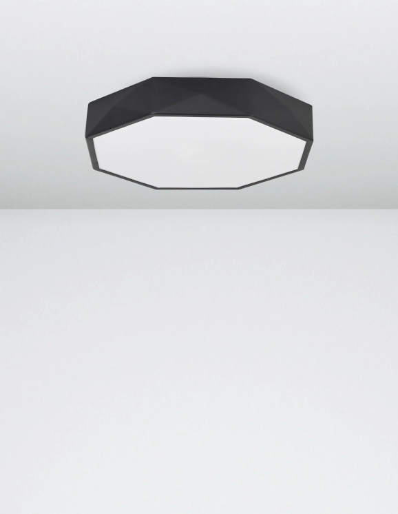 Stropné svietidlá - Novaluce LED stropné svietidlo Eben 40 čierne