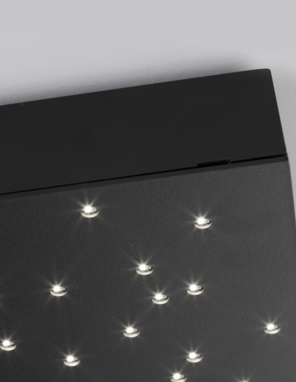 Stropné svietidlá - Novaluce Stropné svietidlo LED so stmievaním Cielo 30 čierne s diaľkovým ovládaním