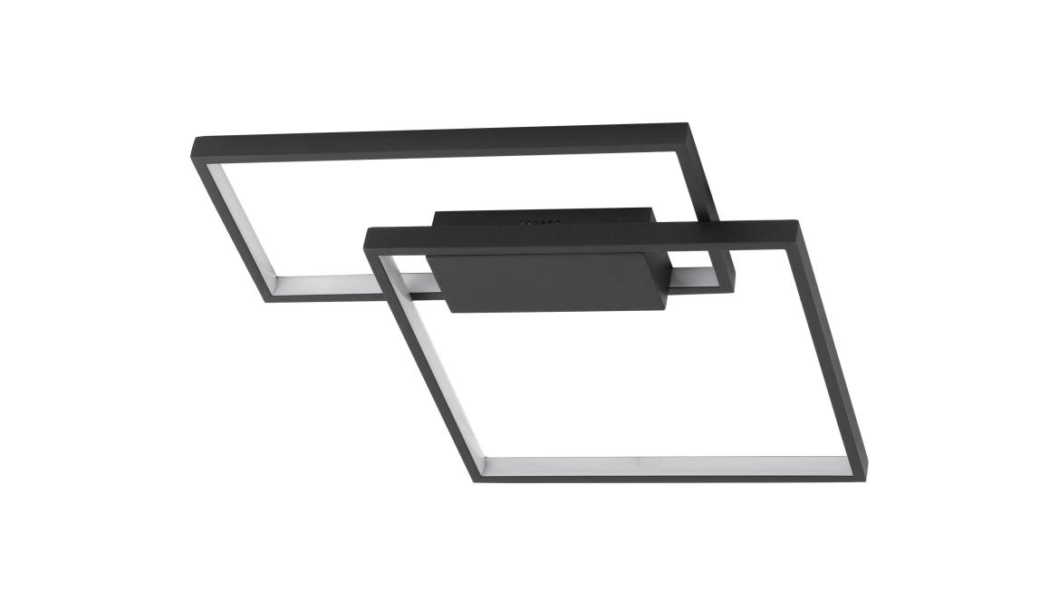 Stropné svietidlá - Novaluce Stropné svietidlo LED so stmievaním Porto 45 čierne