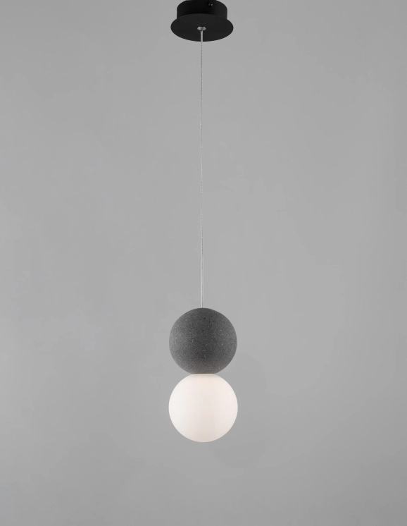 Lustre a závesné svietidlá - Novaluce Moderný luster Zero 10 Svetlá sivé