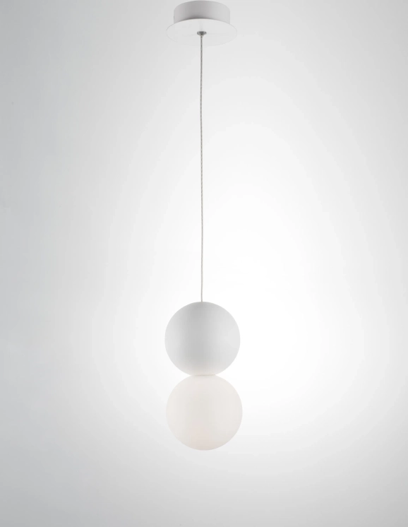Lustre a závesné svietidlá - Novaluce Moderný luster Zero 10 biele