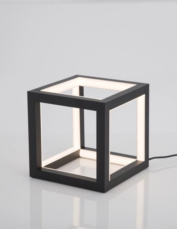 Stolové lampy - Novaluce LED stolová lampa Gabbia 16 čierne