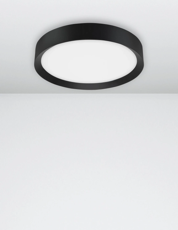 Stropné svietidlá - Novaluce LED stropné svietidlo Luton 55 čierne