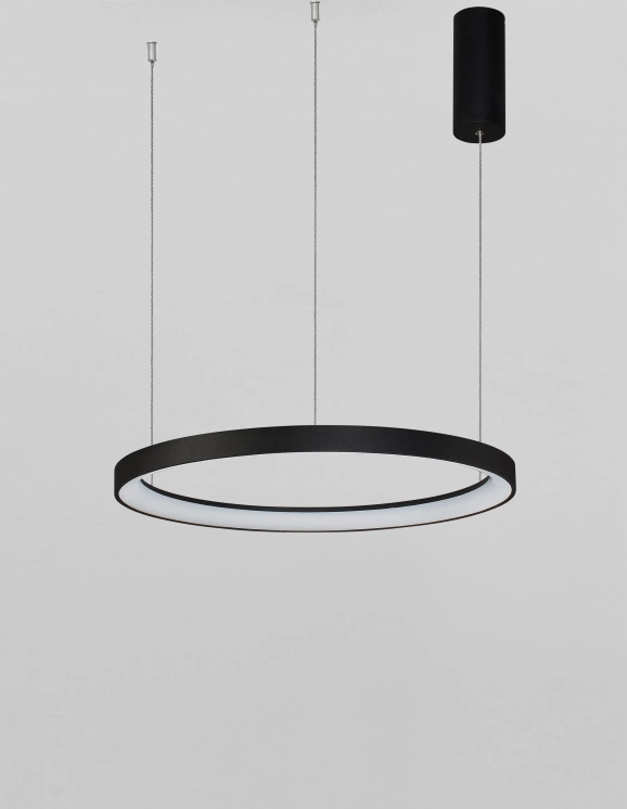 Lustre a závesné svietidlá - Novaluce LED luster Pertino 48 čierne
