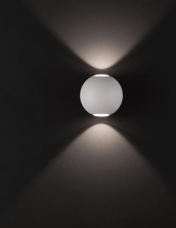 Vonkajšie nástenné svietidlá - Novaluce Vonkajšie LED svietidlo Como A 11 biele