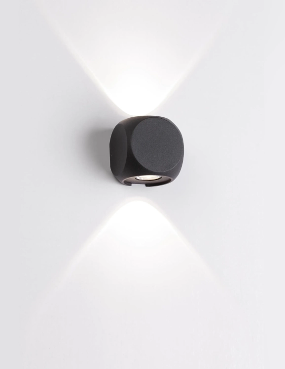 Vonkajšie nástenné svietidlá - Novaluce Vonkajšie LED svietidlo Zari B 55 čierne