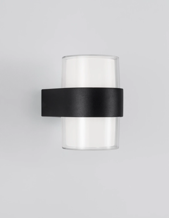 Vonkajšie nástenné svietidlá - Novaluce Vonkajšie LED svietidlo Darf B 95 čierne