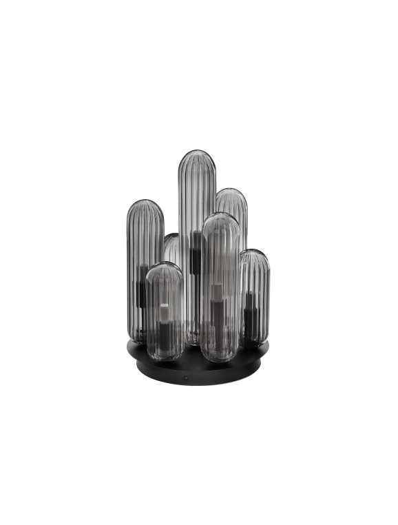 Stropné svietidlá - Novaluce Dizajnové stropné svietidlo Gustave B 6 Svetlá sivé