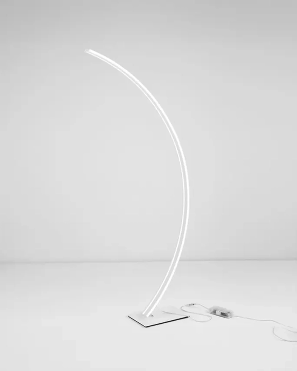 Stojace lampy - Novaluce LED stojaca lampa Breton 20 biele