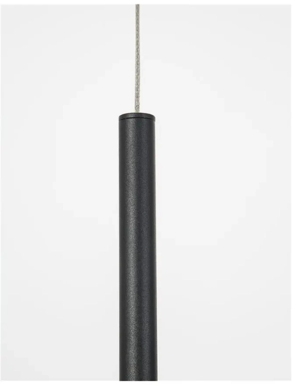 Lustre a závesné svietidlá - Novaluce LED luster Elettra 15 čierne