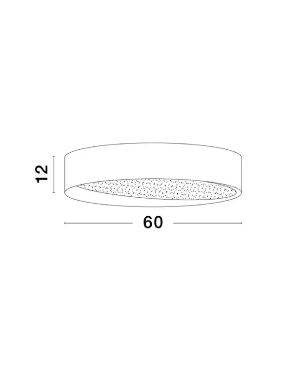 Stropné svietidlá - Novaluce Stropné svietidlo LED so stmievaním Oby 60 biele