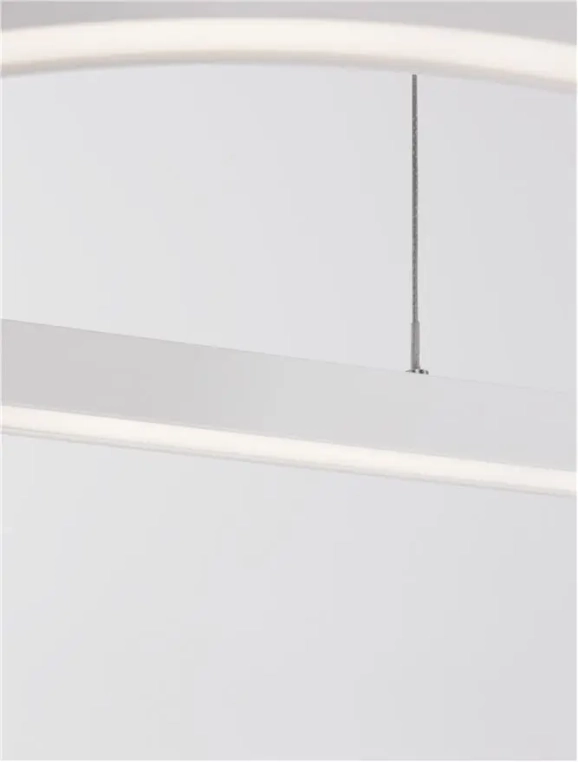 Lustre a závesné svietidlá - Novaluce LED luster Cuppe 120 biele