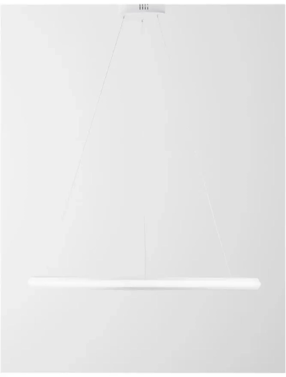 Lustre a závesné svietidlá - Novaluce LED luster Aries 74 biele