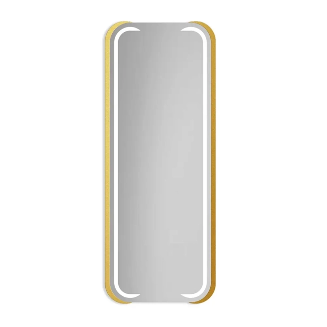Zrkadlá do kúpeľne - Gaudia Zrkadlo Mezos Gold LED