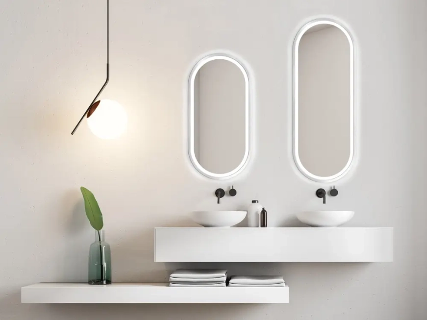 Zrkadlá do kúpeľne - Gaudia Zrkadlo Zeta Silver LED