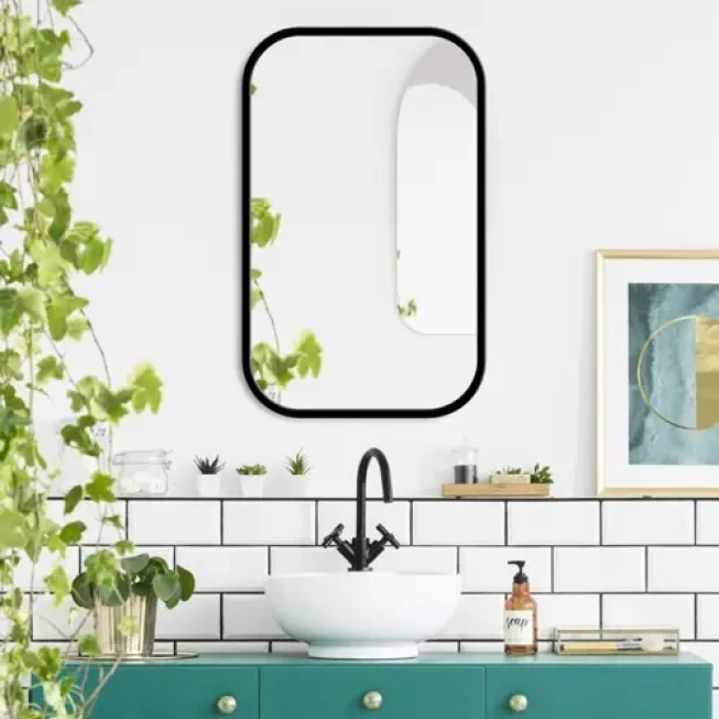 Zrkadlá do kúpeľne - Gaudia Zrkadlo Mirel Black