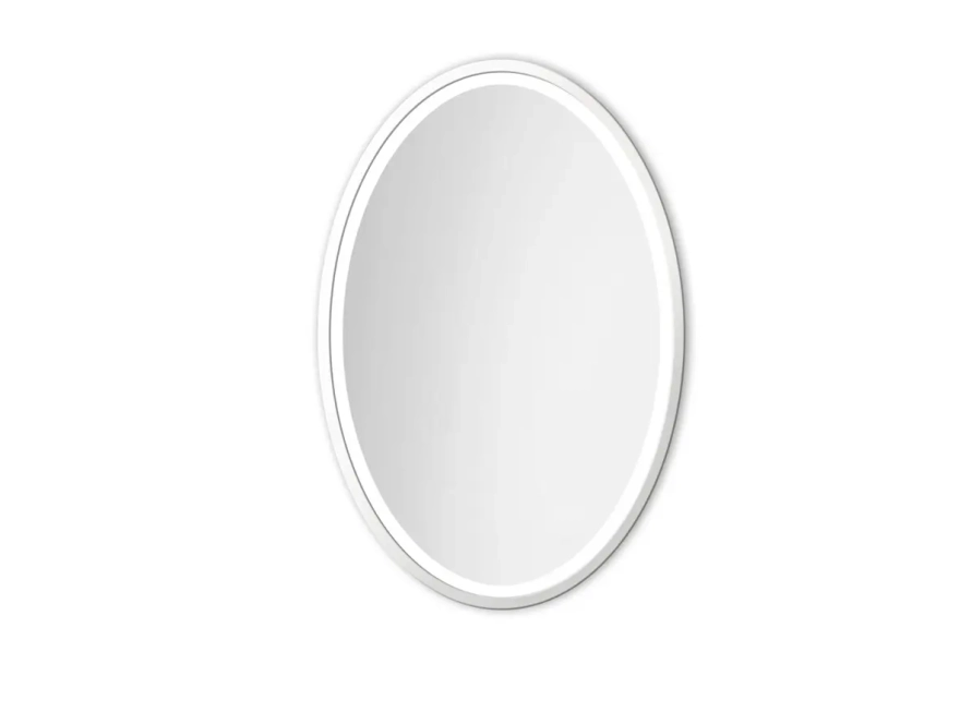 Zrkadlá do kúpeľne - Gaudia Zrkadlo Nordic Oval biele LED