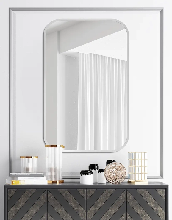 Zrkadlá do kúpeľne - Gaudia Zrkadlo Mirel SLIM Silver