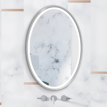 Zrkadlá do kúpeľne- Gaudia Zrkadlo Nordic Oval LED