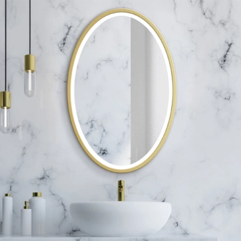 Zrkadlá do kúpeľne- Gaudia Zrkadlo Nordic Oval LED