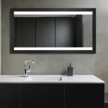 Zrkadlá do kúpeľne- Gaudia Zrkadlo Wood LED Niki typ B