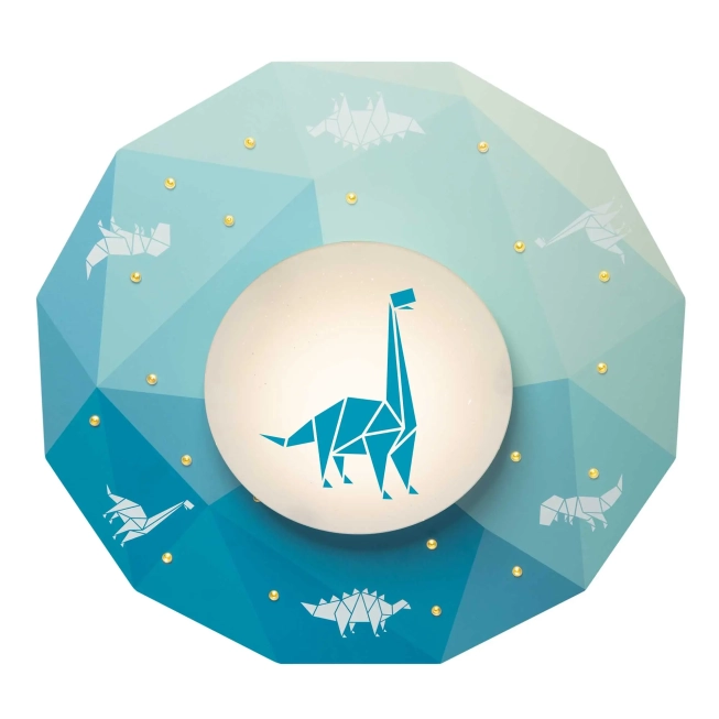 Stropné svietidlá - Elobra Stropné svetlo Dinosaur modrá