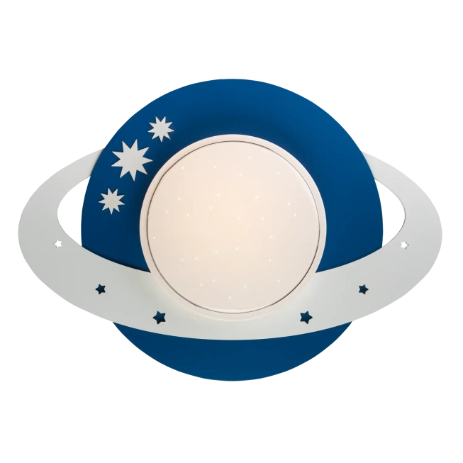 Stropné svietidlá - Elobra Stropné svietidlo LED Saturn Starlight modrá