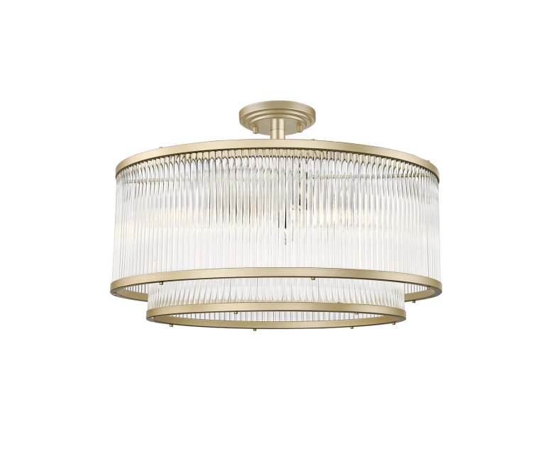 Stropné svietidlá - Zumaline Luxusné stropné svietidlo Sergio 50 zlatá