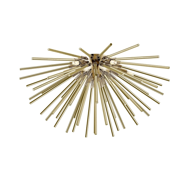 Stropné svietidlá - Zumaline Dizajnové stropné svietidlo Urchin zlatá