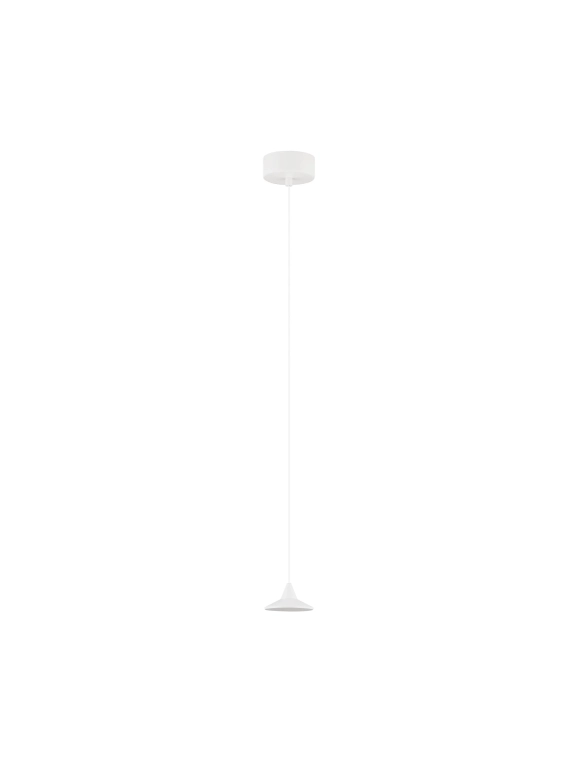 Lustre a závesné svietidlá - Novaluce LED luster Dro biele