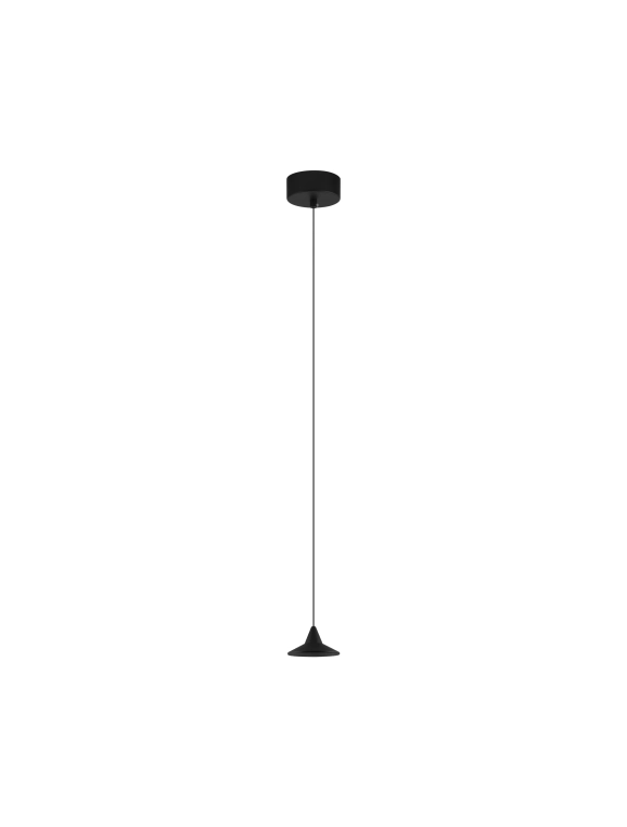 Lustre a závesné svietidlá - Novaluce LED luster Dro čierne