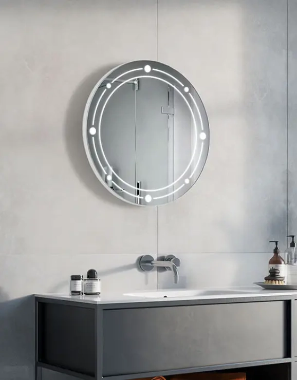 Zrkadlá do kúpeľne - Gaudia Zrkadlo Saturo LED