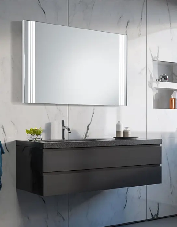 Zrkadlá do kúpeľne - Gaudia Zrkadlo Strix LED