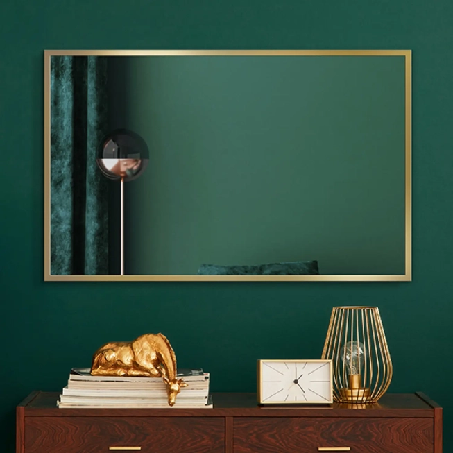 Zrkadlá do kúpeľne - Gaudia Zrkadlo Forma Gold