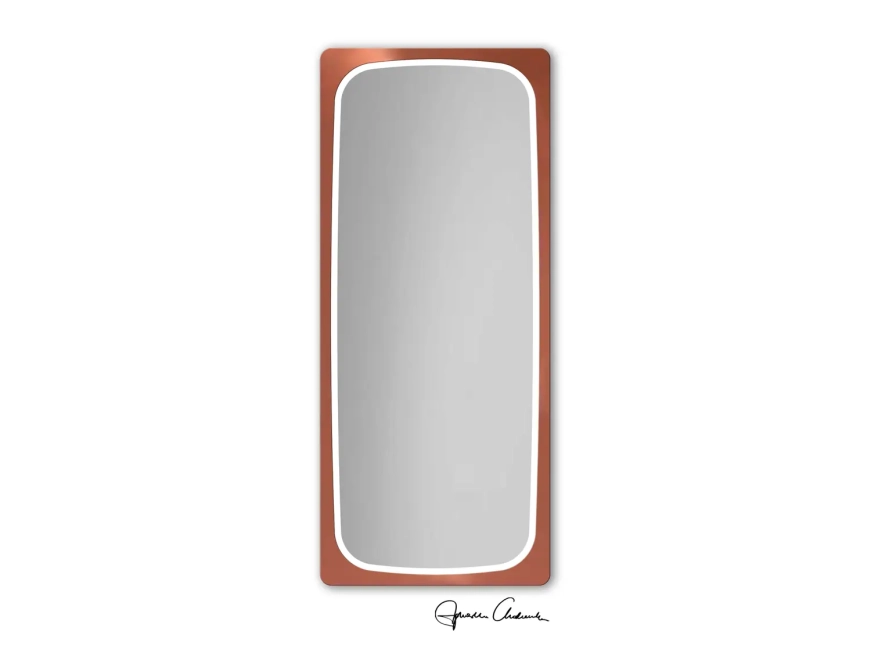 Zrkadlá do kúpeľne - Gaudia Zrkadlo Ferolini Copper LED
