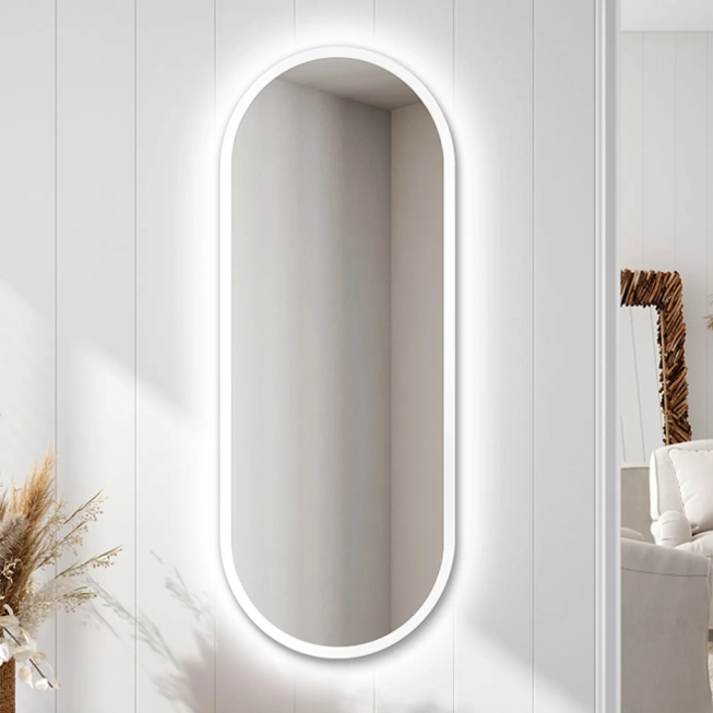 Zrkadlá do kúpeľne - Gaudia Zrkadlo Zeta LED biele Ambient
