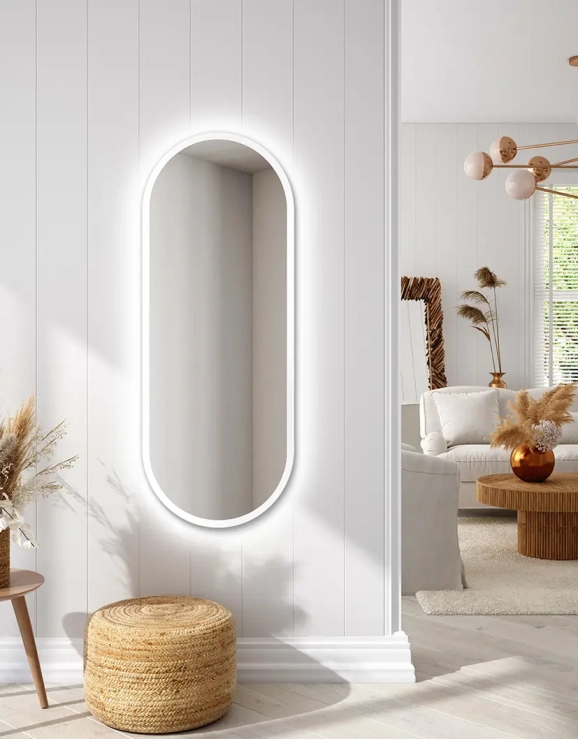 Zrkadlá do kúpeľne - Gaudia Zrkadlo Zeta LED biele Ambient
