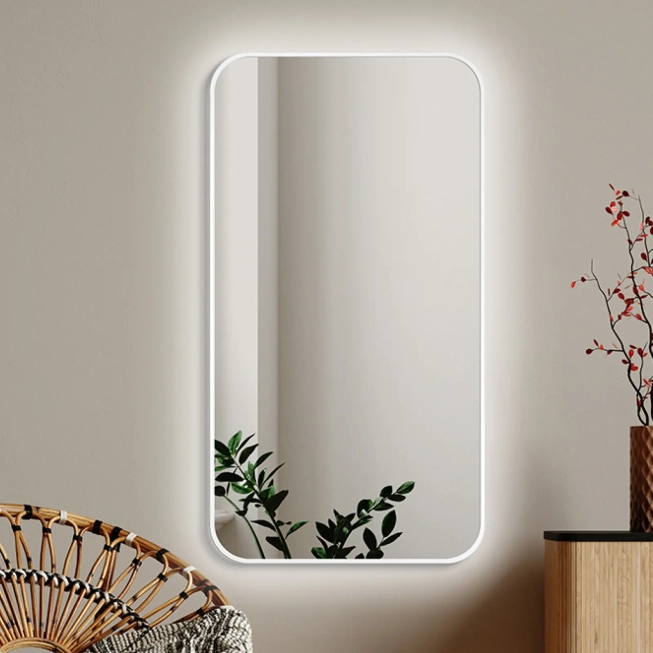 Zrkadlá do kúpeľne - Gaudia Zrkadlo Mirel SLIM LED Ambient biele