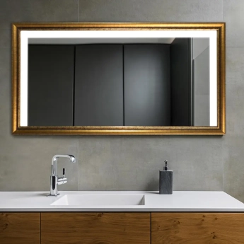 Zrkadlá do kúpeľne- Gaudia Zrkadlo Wood LED Arans typ C