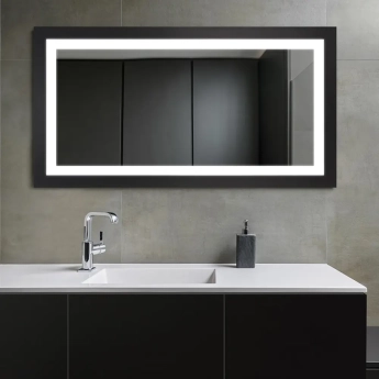 Zrkadlá do kúpeľne- Gaudia Zrkadlo Wood LED Niki typ D