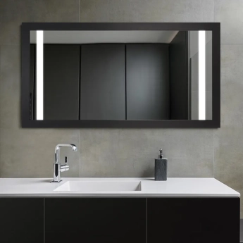Zrkadlá do kúpeľne- Gaudia Zrkadlo Wood LED Niki typ A